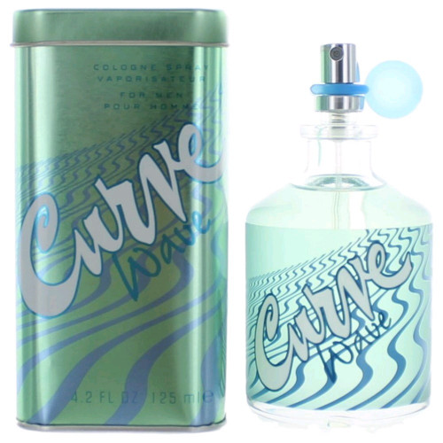 Curve Wave by Liz Claiborne, 4.2 oz Cologne Spray for Men - PS-AMCURW42S