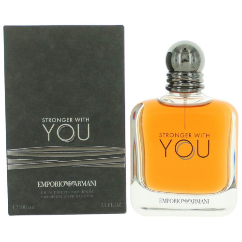 Stronger With You by Emporio Armani, 3.4 oz Eau De Toilette Spray for Men - PS-AMEASWY34S