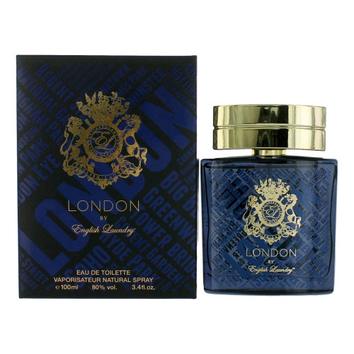 London by English Laundry, 3.4 oz Eau De Toilette Spray for Men - PS-AMELLON34S