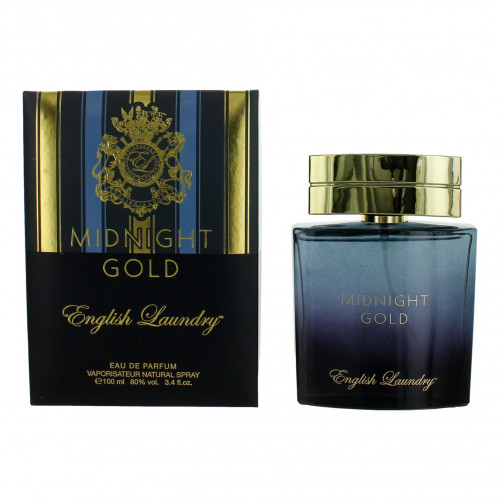 Midnight Gold by English Laundry, 3.4 oz Eau De Parfum Spray for Men - PS-AMELMG34S