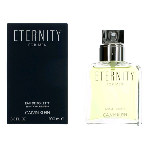 Eternity by Calvin Klein, 3.3 oz Eau De Toilette Spray for Men - PS-AMETER34S