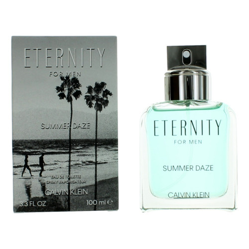 Eternity Summer Daze by Calvin Klein, 3.3 oz Eau De Toilette Spray for Men - PS-AMETRSD34S