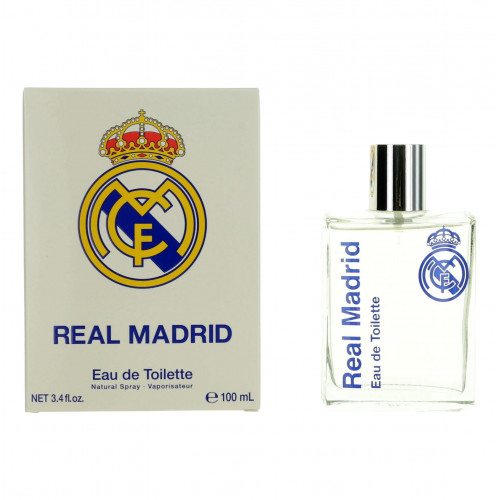 FC Real Madrid by Air-Val International, 3.4 oz Eau De Toilette Spray for Men - PS-AMFCRM34S