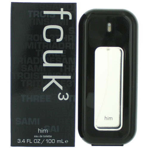 FCUK 3 by French Connection, 3.4 oz Eau De Toilette Spray for Men - PS-AMFCUK334S