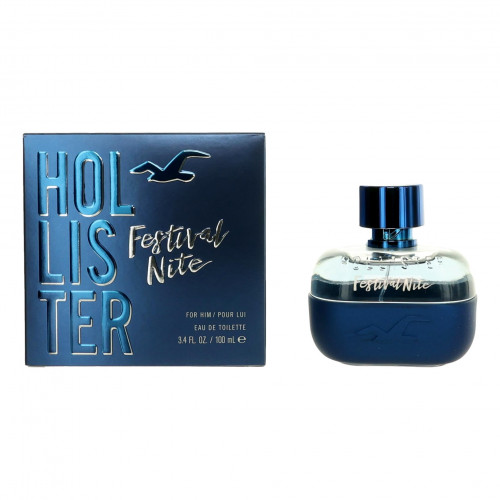 Festival Nite by Hollister, 3.4 oz Eau de Toilette Spray for Men - PS-AMFESNH34S