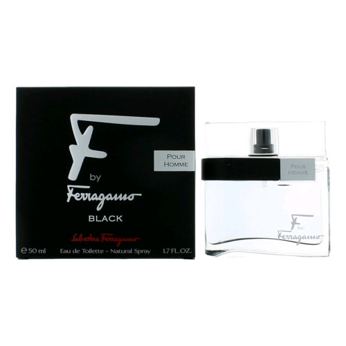 F Black by Salvatore Ferragamo, 1.7 oz Eau De Toilette Spray for Men - PS-AMFFRBL17S