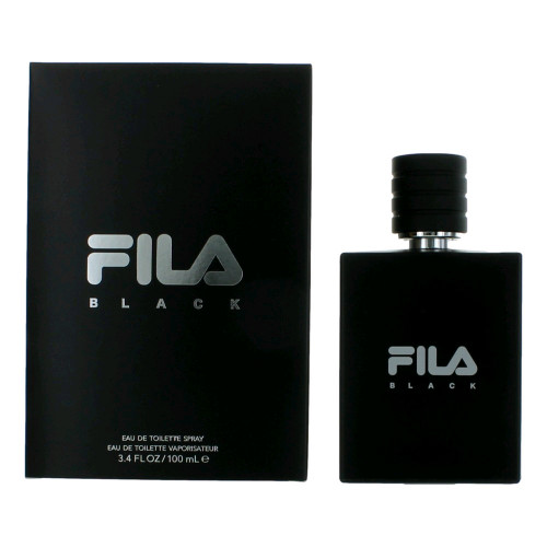 Fila Black by Fila, 3.4 oz Eau De Toilette Spray for Men - PS-AMFILB34S