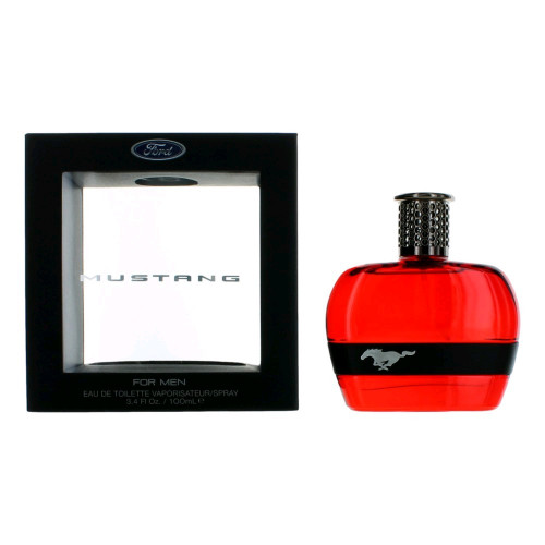Mustang Red by Mustang, 3.4 oz Eau De Toilette Spray for Men - PS-AMFMR34S