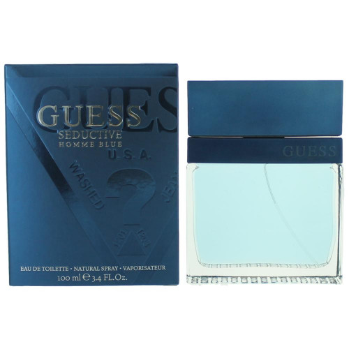 Guess Seductive Homme Blue by Guess, 3.4 oz Eau De Toilette Spray for Men - PS-AMGBS34S