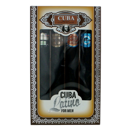 Cuba Latino by Cuba, 4 Piece Gift Set for Men - PS-AMGCUBLAT4
