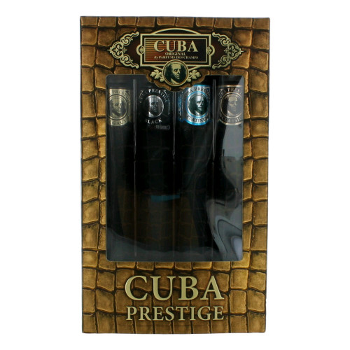 Cuba Prestige by Cuba, 4 Piece Gift Set for Men - PS-AMGCUBP4