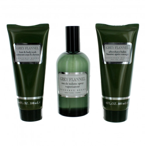 Grey Flannel by Geoffrey Beene, 3 Piece Gift Set for Men - PS-AMGGREYF3