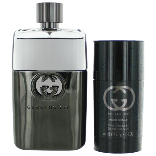 Gucci Guilty Pour Homme by Gucci, 2 Piece Gift Set for Men - PS-AMGGUCG2