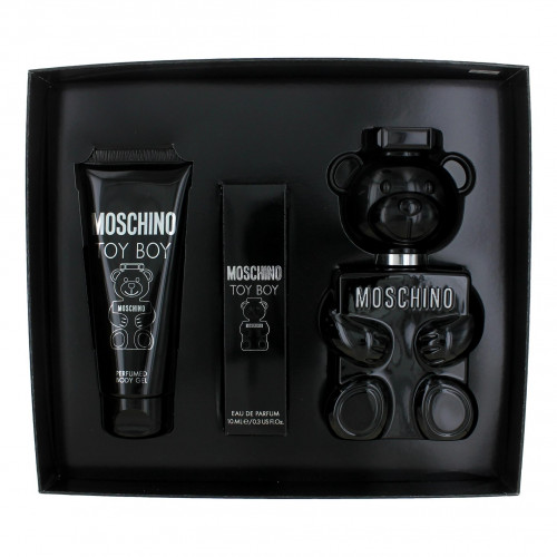 Moschino Toy Boy by Moschino, 3 Piece Gift Set for Men - PS-AMGMOSTB4