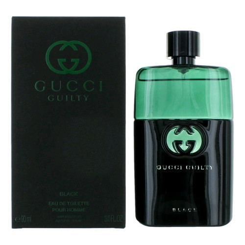 Gucci Guilty Black Pour Homme by Gucci, 3 oz Eau De Toilette Spray for Men - PS-AMGUCGB34S