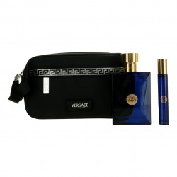Versace Pour Homme Dylan Blue by Versace, 3 Piece Gift Set for Men