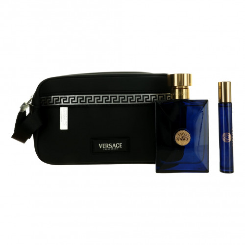 Versace Pour Homme Dylan Blue by Versace, 3 Piece Gift Set for Men - PS-AMGVRDB3235