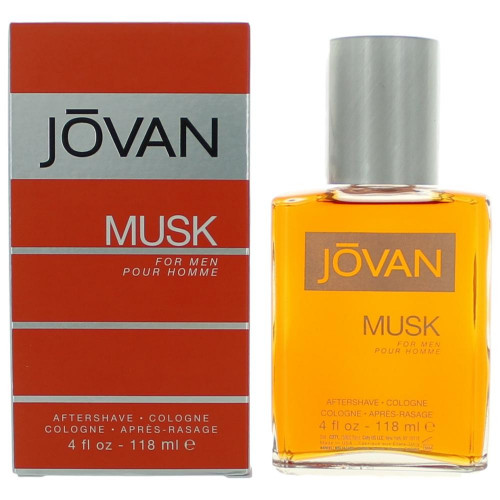 Jovan Musk by Coty, 4 oz After Shave/Cologne for Men - PS-AMJOV4ASC