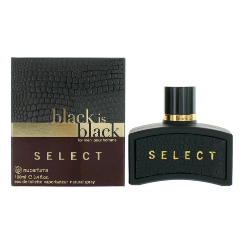 Black is Black Select by NuParfums, 3.4 oz Eau De Toilette Spray for Men - PS-AMKLISBS34S