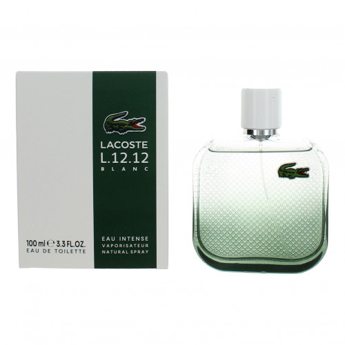 Lacoste L.12.12 Blanc Intense by Lacoste, 3.4 oz Eau De Toilette Spray for Men - PS-AMLACL12W34SI