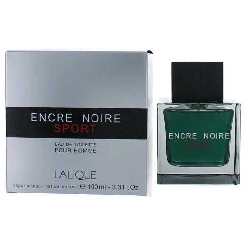 Encre Noire Sport by Lalique, 3 oz Eau De Toilette Spray for Men - PS-AMLALENS34S