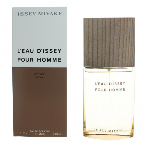 LEau DIssey Pour Homme Vetiver by Issey Miyake, 3.3 oz Eau De Toilette Intense Spray for Men - PS-AMLEDV34S