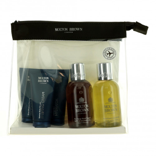 Well Groomed by Molton Brown, 5 Piece Carry On Set for Men - PS-AMMBWGMCOS