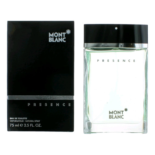 Mont Blanc Presence by Mont Blanc, 2.5 oz Eau De Toilette Spray for Men - PS-AMMOBP25S