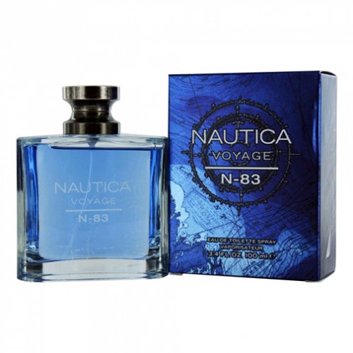 Nautica Voyage N-83 by Nautica, 3.4 oz Eau De Toilette Spray for Men - PS-AMNV8334S