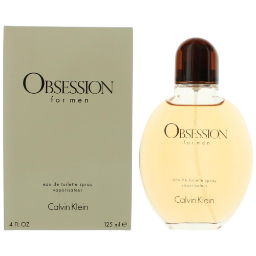 Obsession by Calvin Klein, 4 oz Eau De Toilette Spray for Men - PS-AMOBS4S