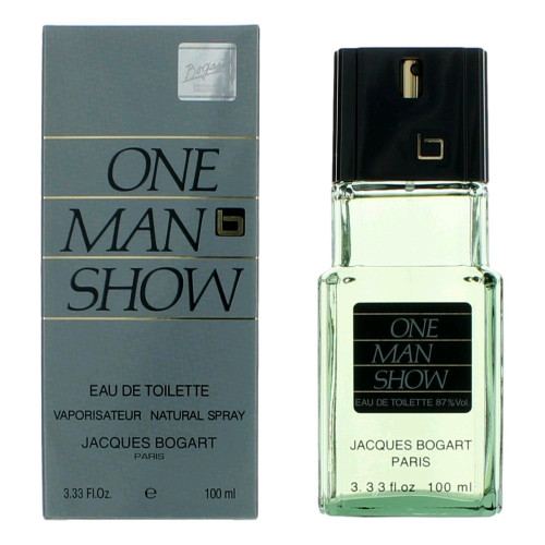 One Man Show by Jacques Bogart, 3.4 oz Eau De Toilette Spray for Men - PS-AMONE34S