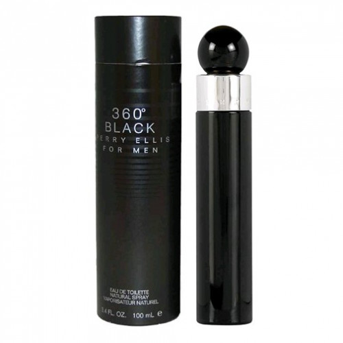 Perry Ellis 360 Black by Perry Ellis, 3.4 oz Eau De Toilette Spray for Men - PS-AMP360BK33S