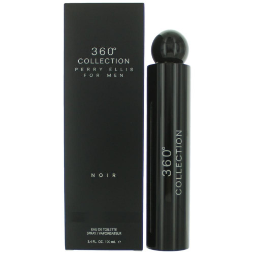 Perry Ellis 360 Collection Noir by Perry Ellis, 3.4 oz Eau De Toilette Spray for Men - PS-AMP360COLN34S