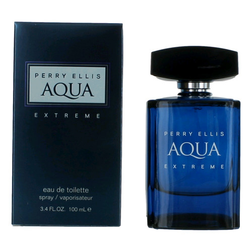 Perry Ellis Aqua Extreme by Perry Ellis, 3.4 oz Eau De Toilette Spray for Men - PS-AMPEAQX34S