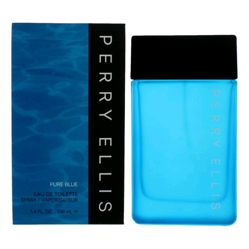 Pure Blue by Perry Ellis, 3.4 oz Eau De Toilette Spray for Men - PS-AMPEB34S