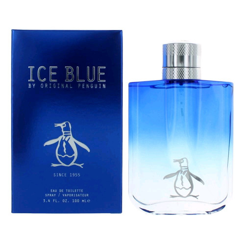 Original Penguin Ice Blue by Munsingwear, 3.4 oz Eau De Toilette Spray for Men - PS-AMPENIB34S