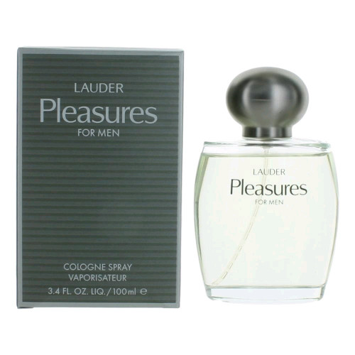 Pleasures for Men by Estee Lauder, 3.4 oz Cologne Spray for Men - PS-AMPLS34S