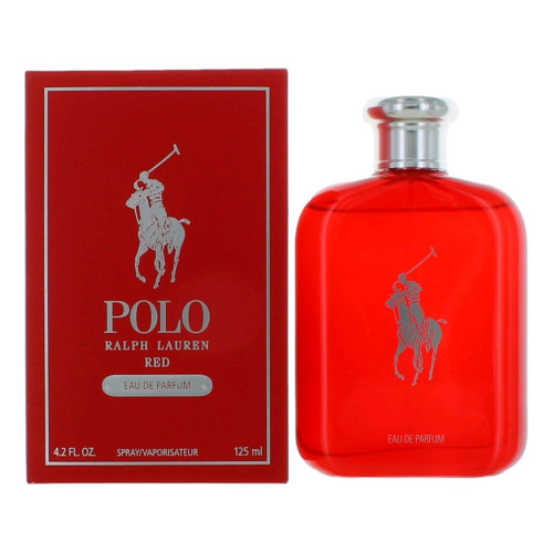 Polo Red by Ralph Lauren, 4.2 oz Eau De Parfum Spray for Men - PS-AMPOLR42PS