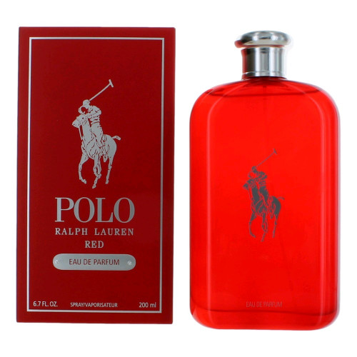 Polo Red by Ralph Lauren, 6.7 oz Eau De Parfum Spray for Men - PS-AMPOLR67PS