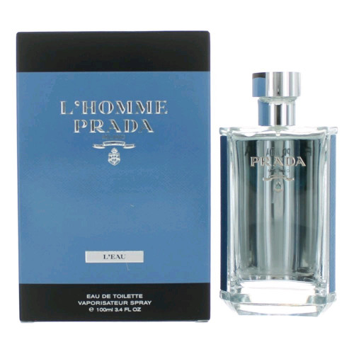LHomme Prada Leau by Prada, 3.4 oz Eau De Toilette Spray for Men - PS-AMPRLLE34S