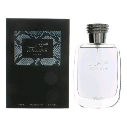 Hawas by Rasasi, 3.3 oz Eau De Parfum Spray for Men - PS-AMRASH34PS