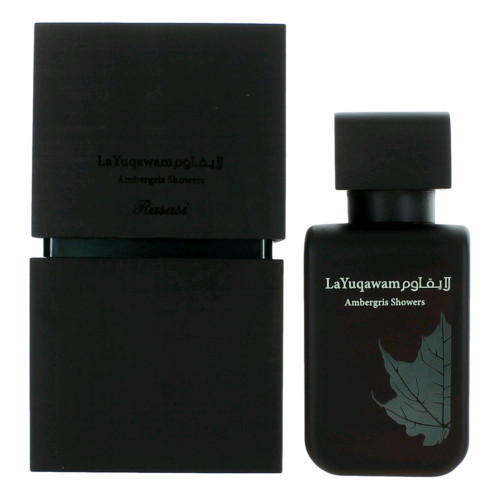 La Yuqawam Ambergris Showers by Rasasi, 2.5 oz Eau De Parfum Spray for Men - PS-AMRASLYAS25PS