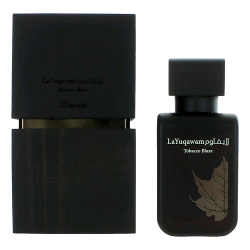 La Yuqawam Tabacco Blaze by Rasasi, 2.5 oz Eau De Parfum Spray for Men - PS-AMRASLYTB25S