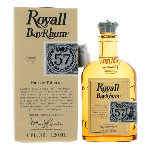 Royall BayRhum 57 by Royall Fragrances, 4 oz Eau De Toilette Spray for Men - PS-AMRBAY574S