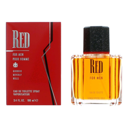 Red by Beverly Hills, 3.4 oz Eau De Toilette Spray for Men - PS-AMRED34S