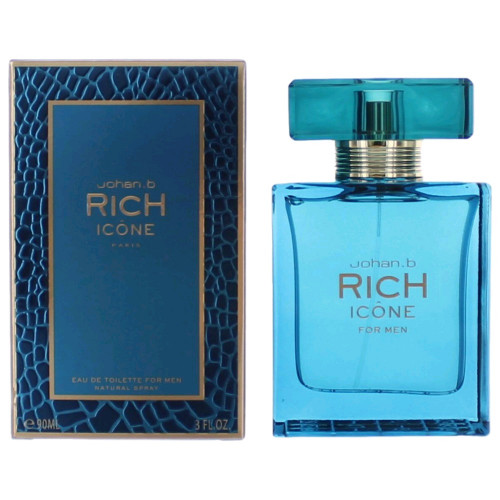 Rich Icone by Johan.b, 3 oz Eau De Toilette Spray for Men - PS-AMRICI3S