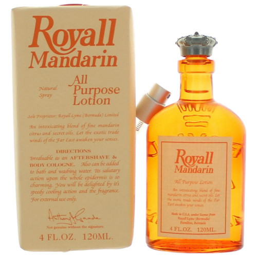 Royall Mandarin by Royall Fragrances, 4 oz All Purpose Lotion for Men - PS-AMRMAN4APL