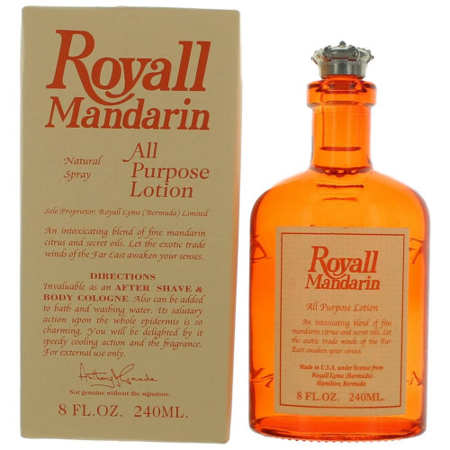 Royall Mandarin by Royall Fragrances, 8 oz All Purpose Lotion for Men - PS-AMRMAN8APL