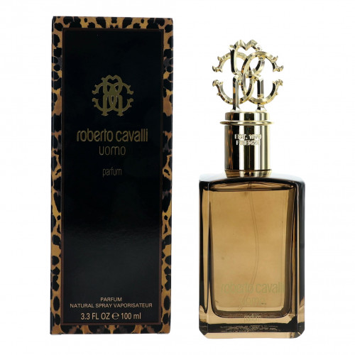 Roberto Cavalli Uomo by Roberto Cavalli, 3.3 oz Parfum Spray for Men - PS-AMROBCU33PS