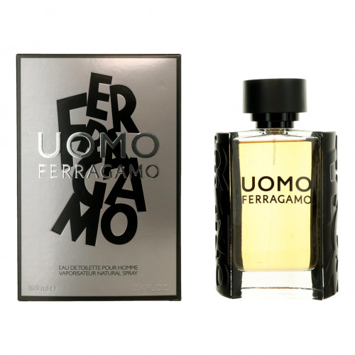 Uomo by Salvatore Ferragamo, 3.4 oz Eau De Toilette Spray for Men - PS-AMSALU34S